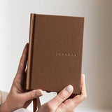 Mocha Linen Journal
