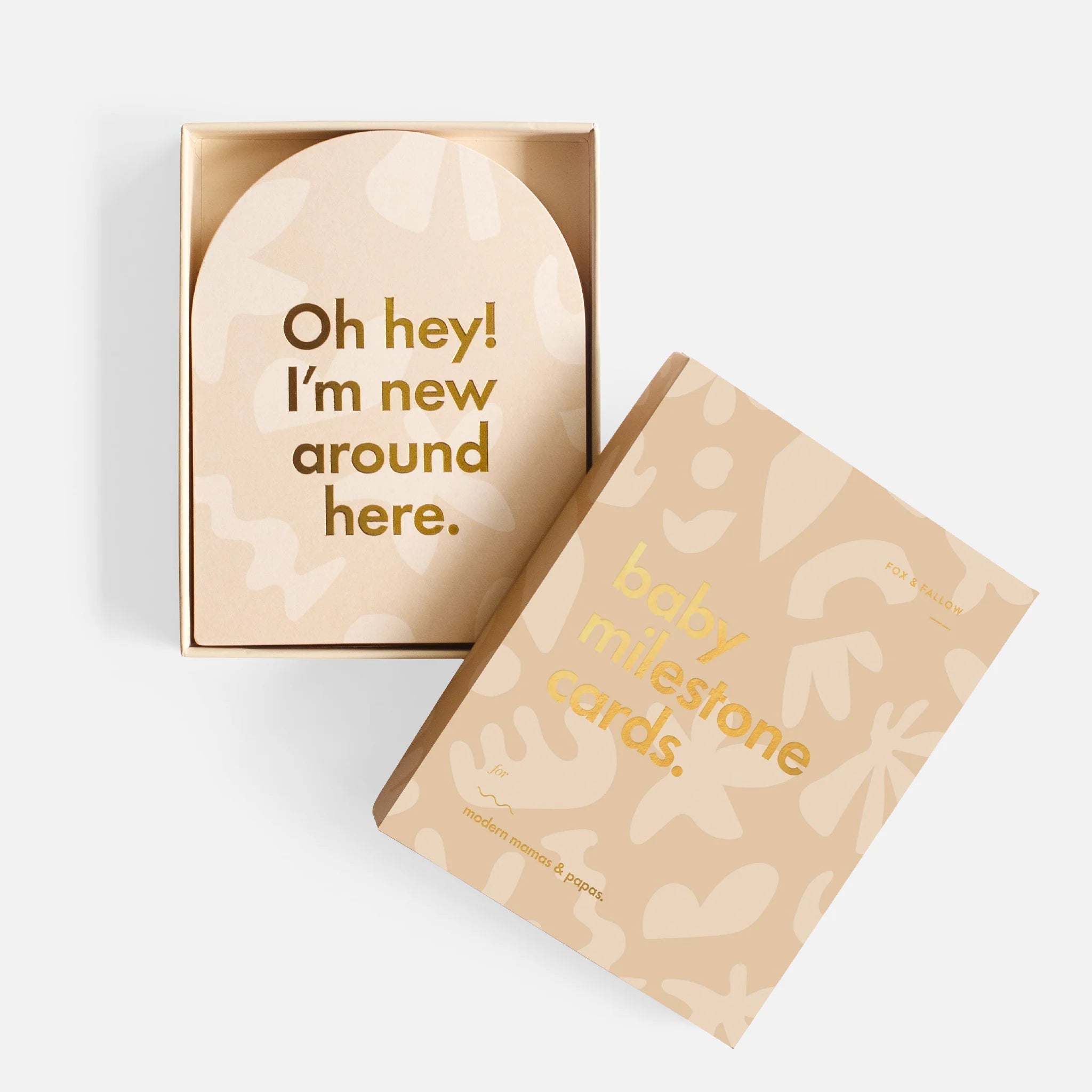 Patterned Baby Milestone
