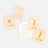 Patterned Baby Milestone