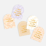 Patterned Baby Milestone