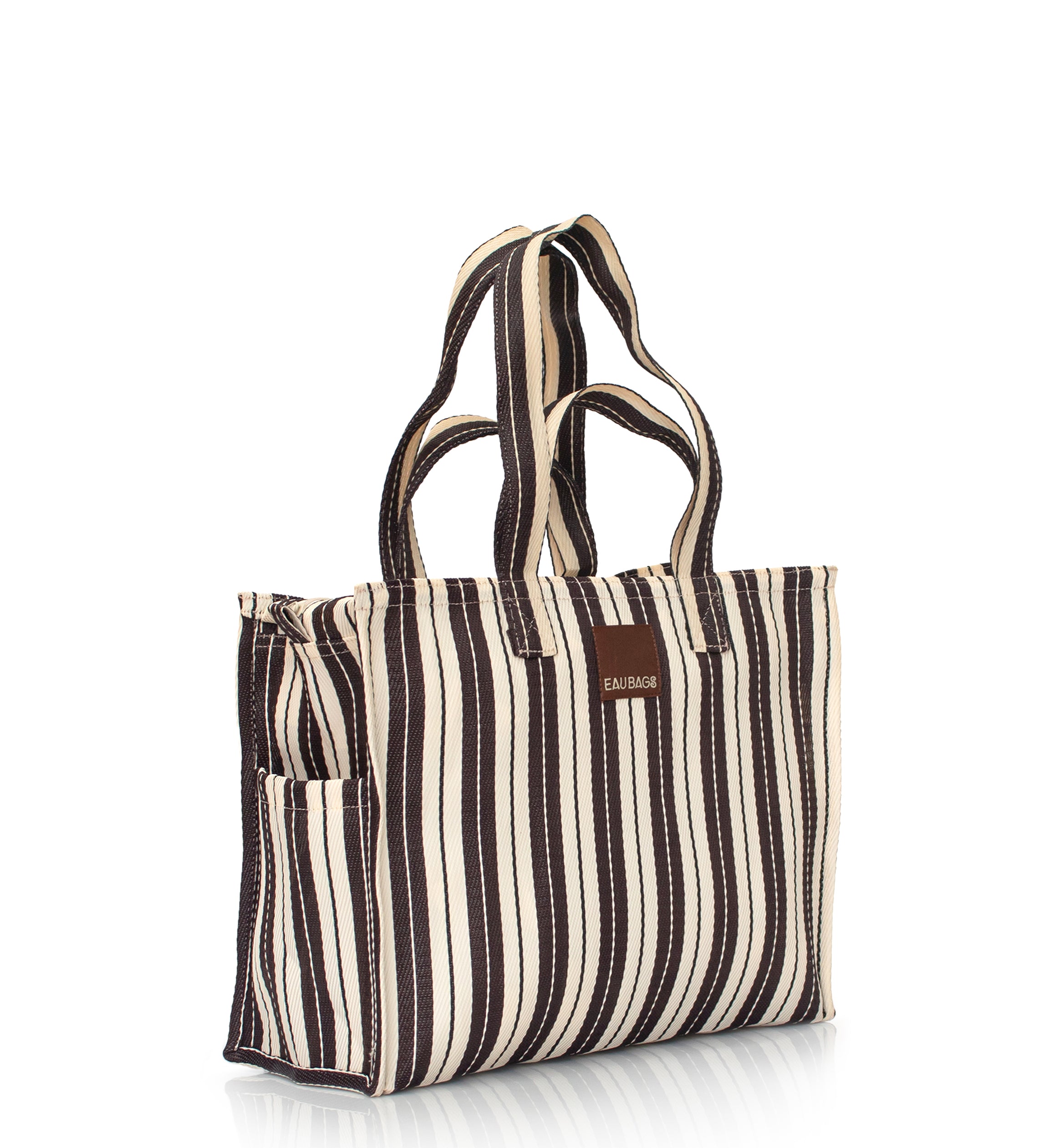 EAU Marché Brown Pinstripe