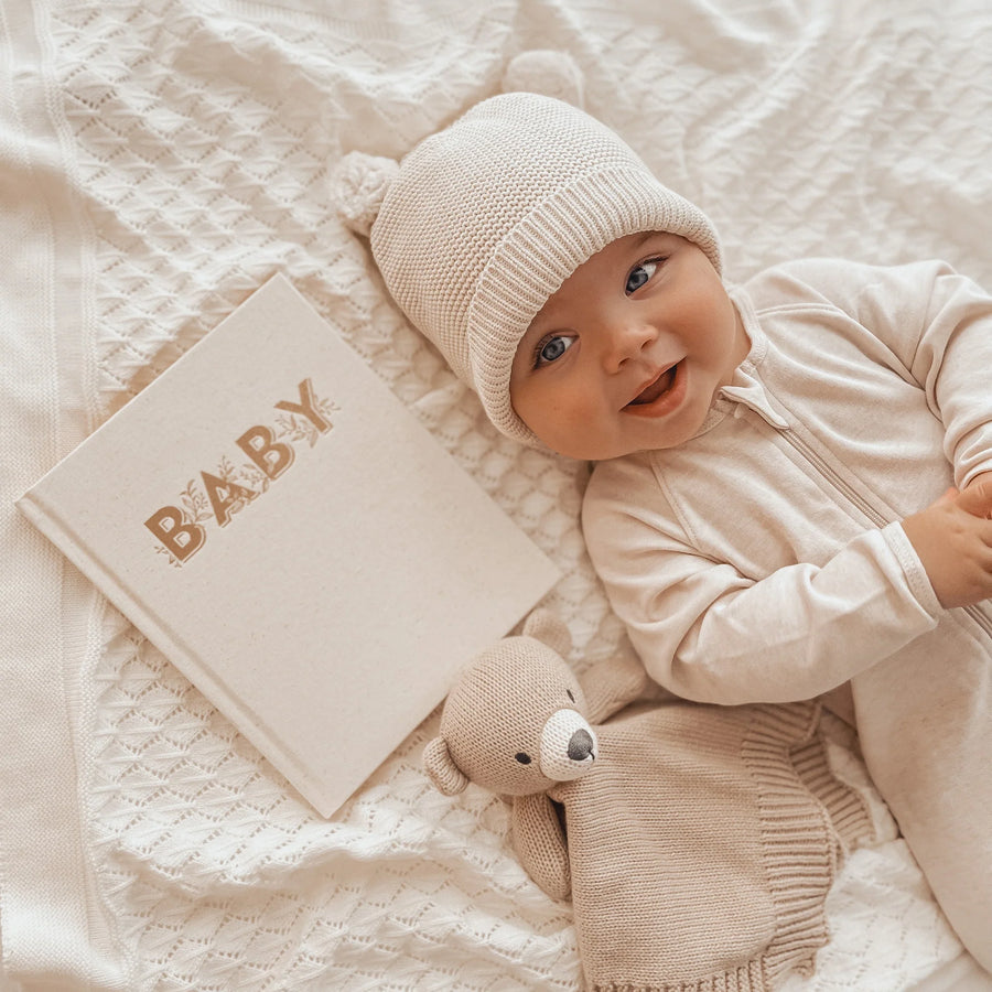 Mini Baby Book - Oatmeal
