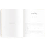 Large Floral Baby Book
