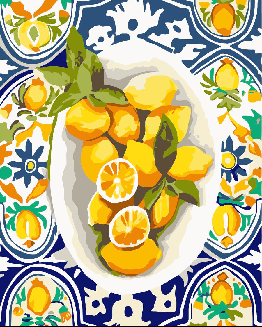 Paint by Numbers (Mini) - Amalfi Lemons
