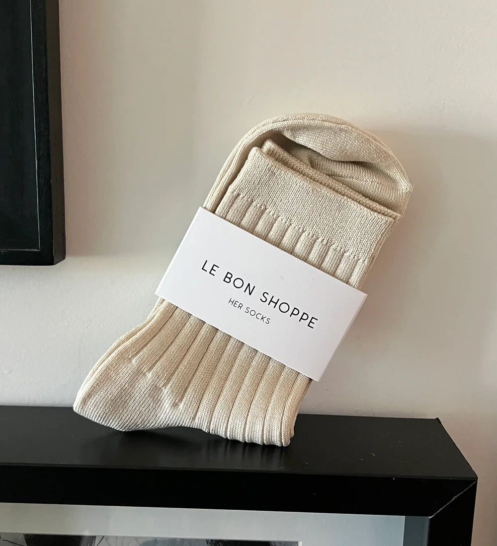Her Socks - Ivory
