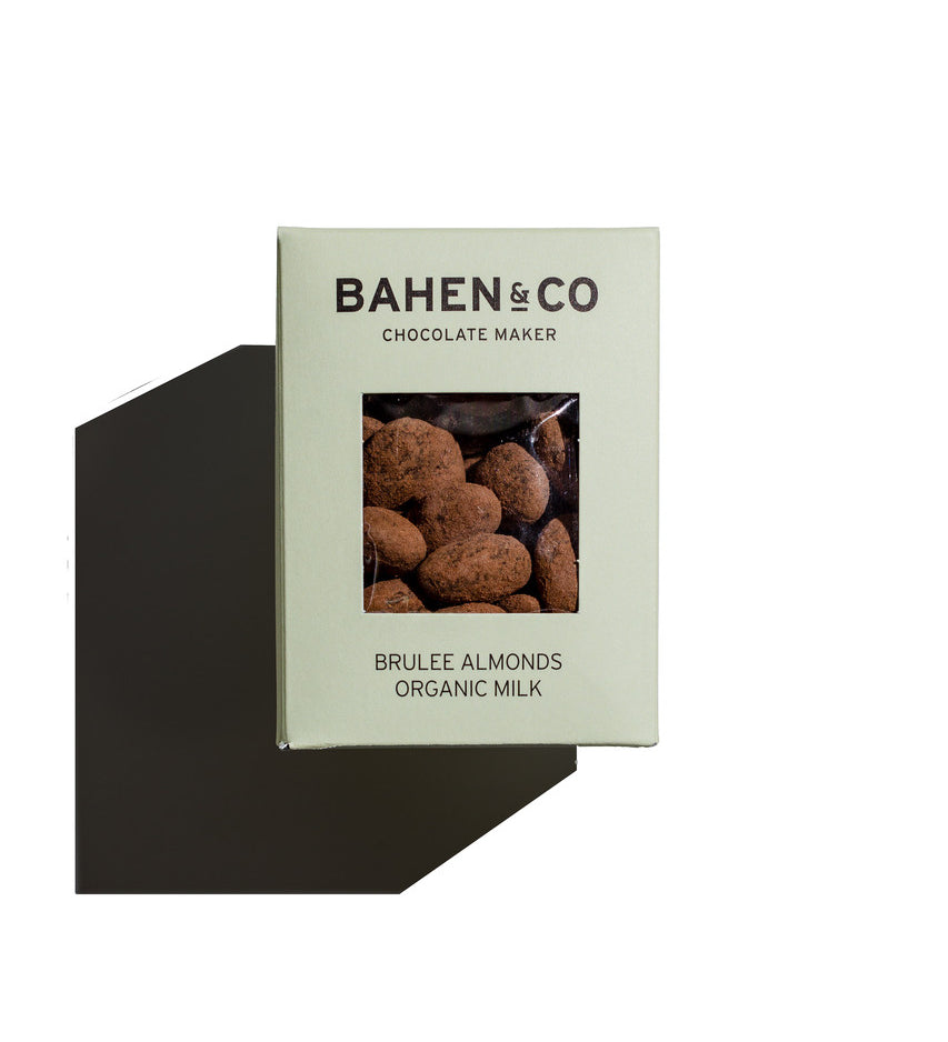 Organic Chocolate Covered Brulee Almonds