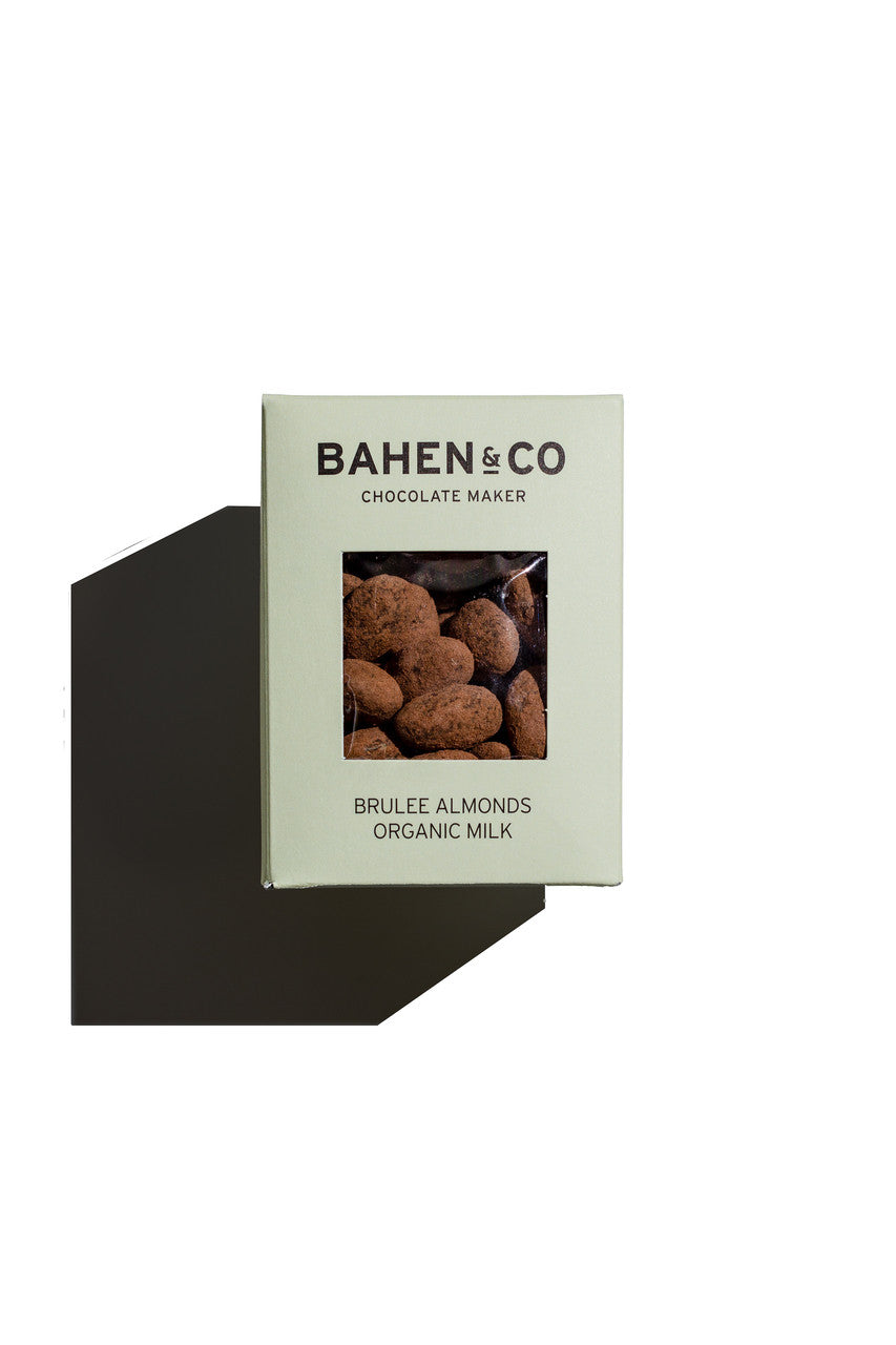 Organic Chocolate Covered Brulee Almonds