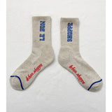Boyfriend Socks- Grey