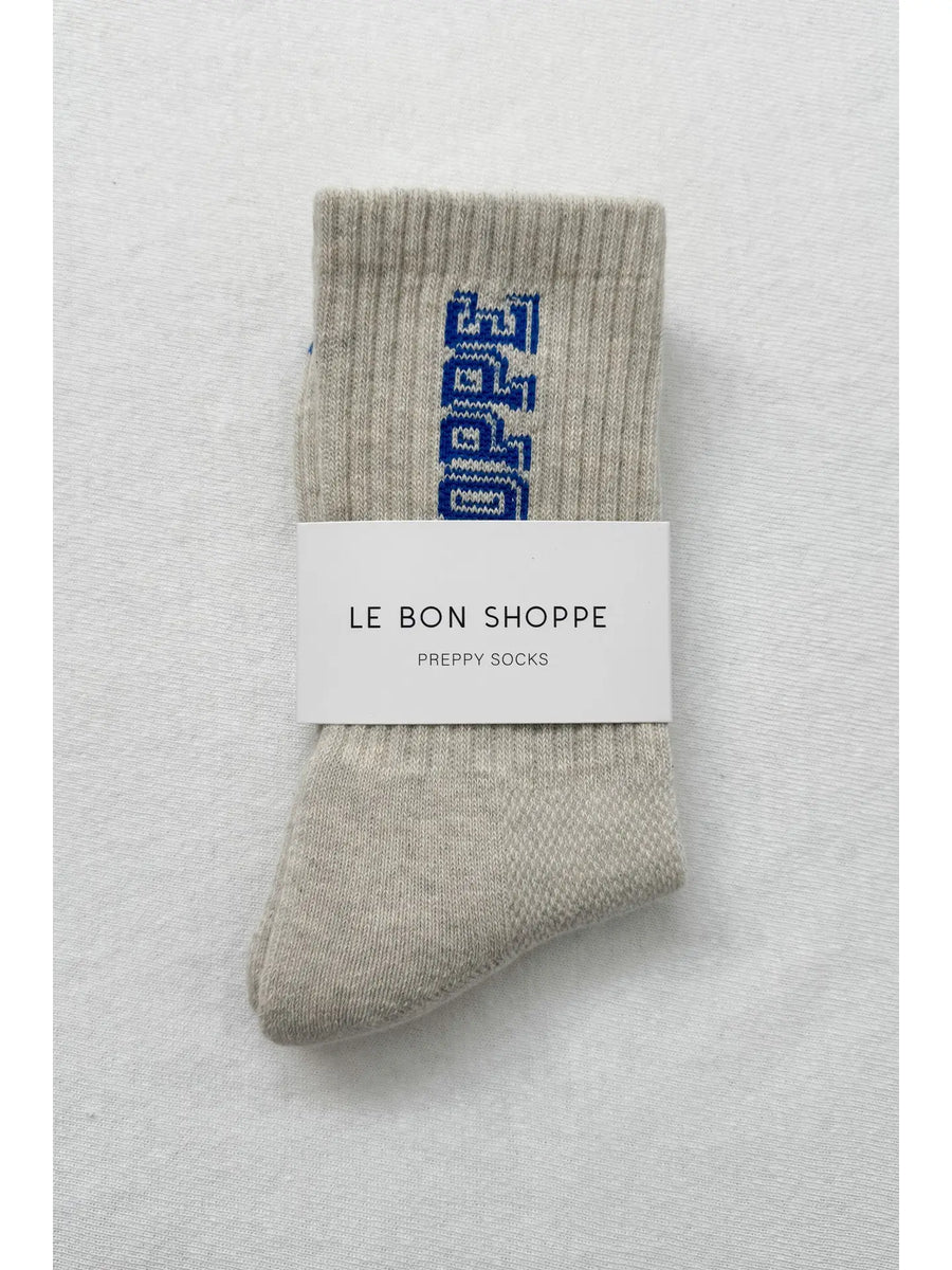Boyfriend Socks- Grey